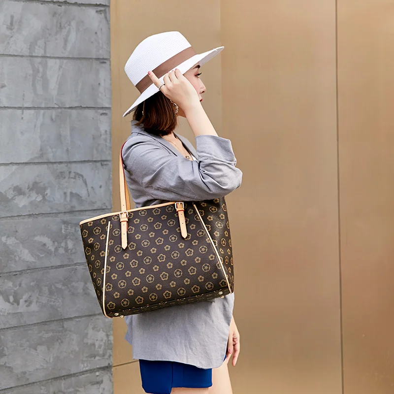 

Europe Women Luxury Leather Handbags Top-Handle Bags Tote High Quality High capacity Shoulder Casual Tote Designer Famous Brand
