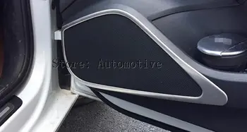 

Interior Side Door Speaker Decoration Cover Trim For Audi A3 8V 2012-2015 4pcs