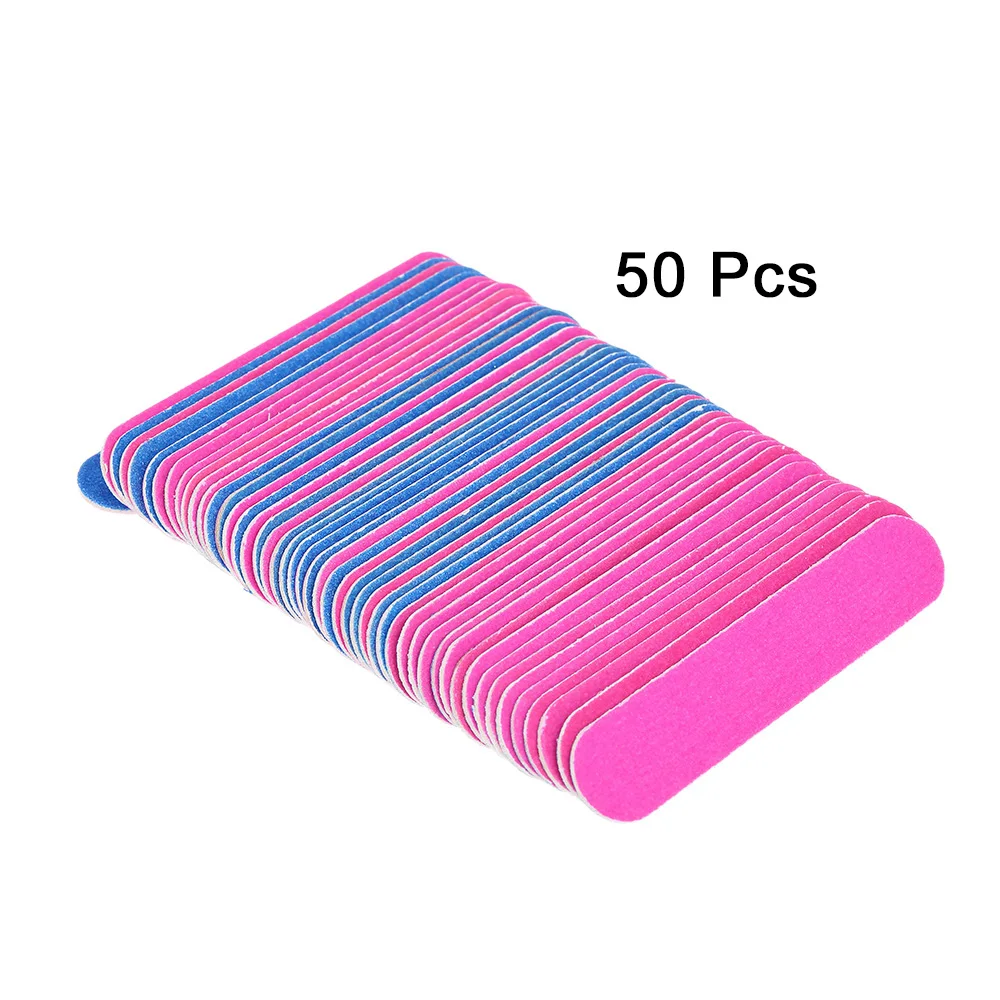 

50Pcs Nail File Manicure Pedicure Buffer Sanding Files Double-sided Hard Dead Skin Remover Foot Rasp Foot Grinding Pedicure Tool