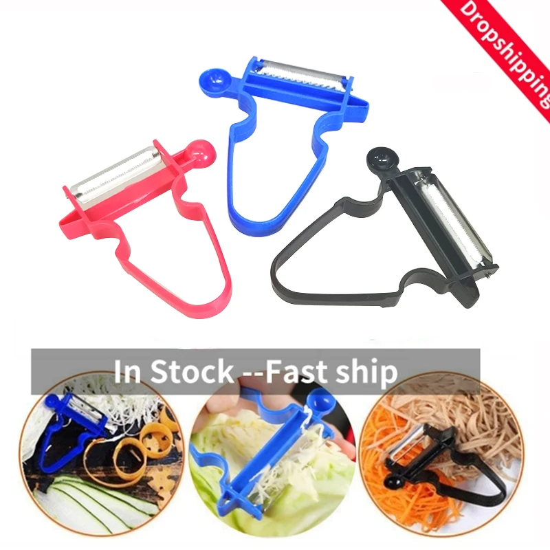 

3 pcs Set Magic Trio Peeler Slicer Shredder Peeler Julienne Cutter Multi Peel Stainless Steel Blade Kitchen Tools Set