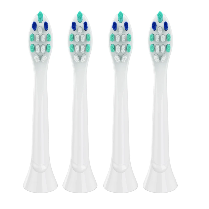 12 шт./лот, подходит для 3 серий, насадки для зубных щеток Phillips Sonicare, контроль налета, резинка для здоровья, замена, алмазная Чистка, HX9034