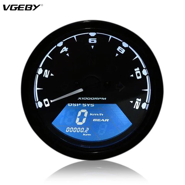 Aliexpress Com Buy 12000rmp Lcd Digital Speedometer