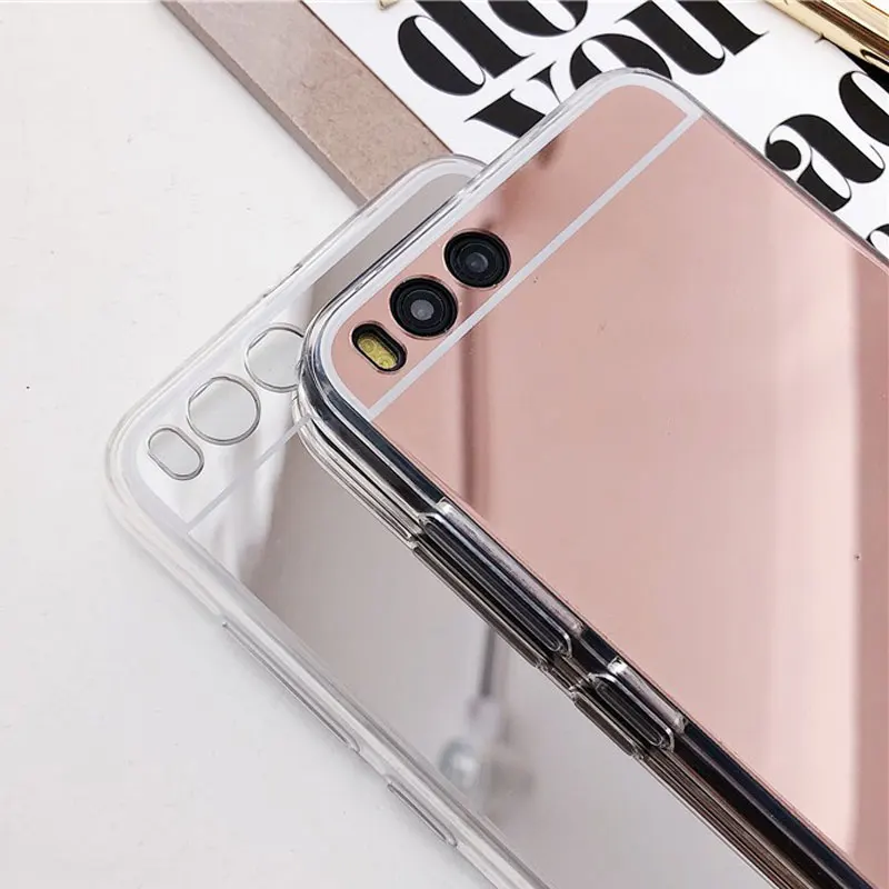 Роскошное зеркало ТПУ чехол крышка для Huawei Honor 10 Lite Mate 9 8 5X 6A 6X 6 Plus 6C Pro 7A 7C 7X