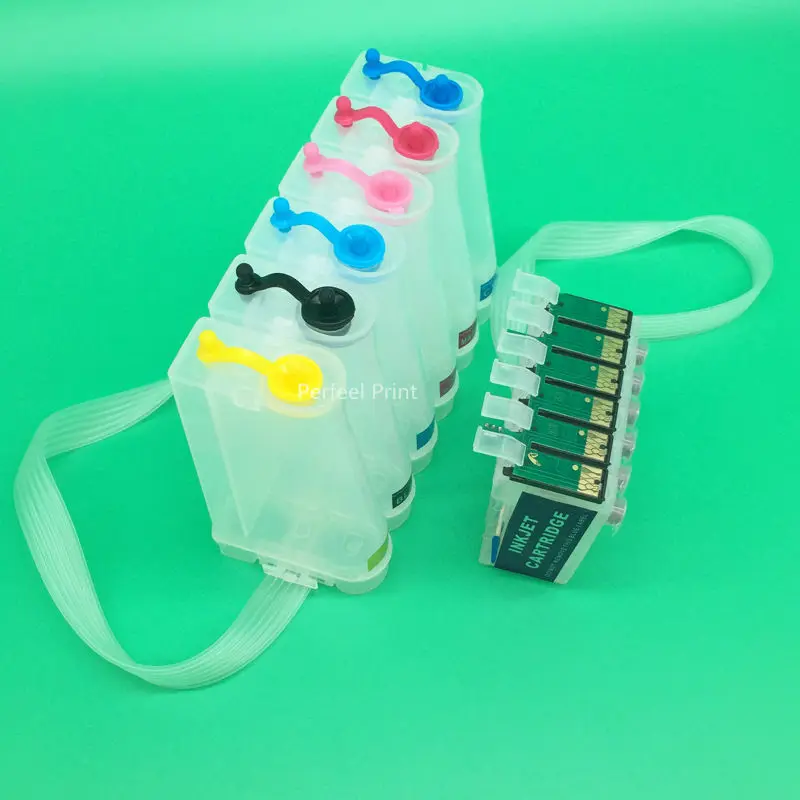 T0801-T0806 Empty CISS Ink System With ARC Chip 1PCS for Epson P50 PX820FWD PX830FWD R265 R360 R285 RX585 RX685 RX560