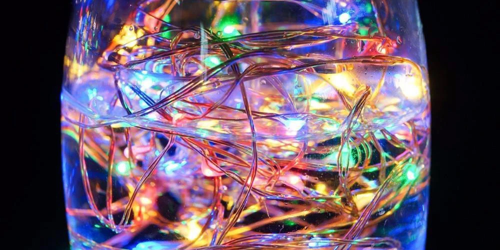 Рождественский светодиодный строки Батарея Медный провод 100 светодиодный s 10 м USB Водонепроницаемый Свадебная вечеринка украшения Flasher гирляндой