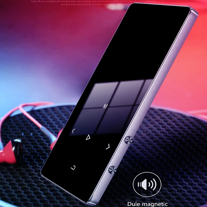 IQQ сенсорный экран 16 Гб MP3 плеер с Bluetooth и динамик Портативный Walkman Fm/радио для