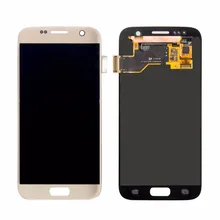 10 PCS/Lot Layar Sentuh Digitizer Perakitan 100% Diuji Untuk Samsung Galaxy s7 G930 G930F Penggantian Lcd Ponsel
