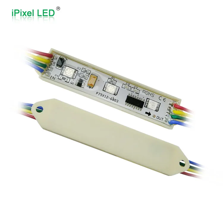US $600.00 5050 SMD rgb led module ws2811WS2801 IC 12V3ledspcsip65