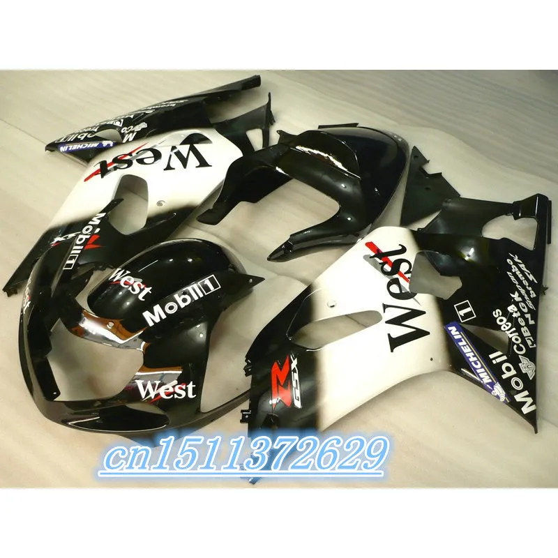 

high quality Motorcycle Fairing kit for SUZUKI GSXR600 750 K6 06 07 GSXR 600 GSXR750 2001 2002 2003 ABS Black Fairings set
