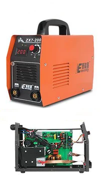 

1PC ZX7-200 full copper core portable household 3.2 long electrode welding inverter dc manual arc welding machine 220V
