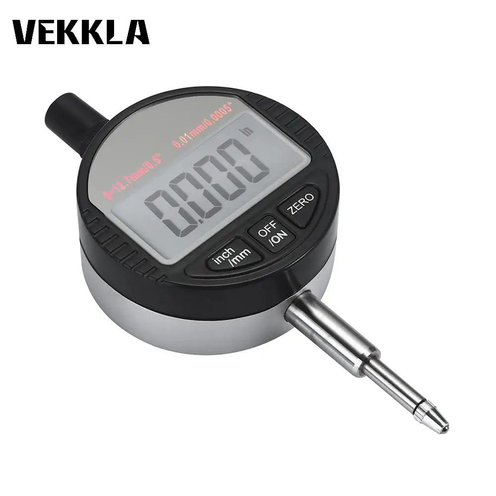 0 12.7mm/1" Range Gauge Digital Dial indicator Precision Tool 0.01mm/0.