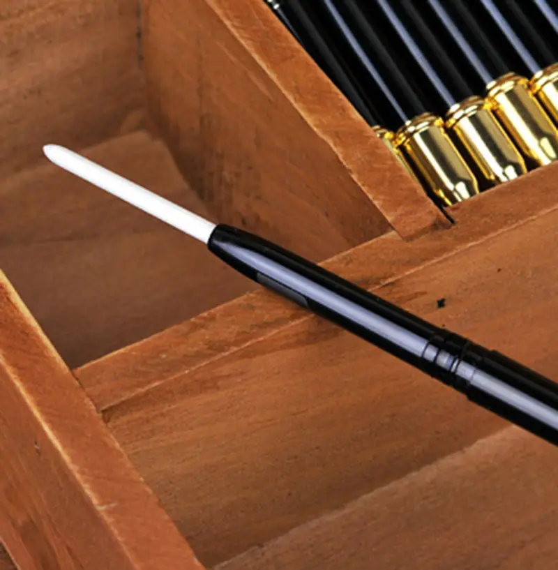 Водонепроницаемый автоматический поворот жемчужные тени-карандаш для век лежащий Шелкопряд карандаш