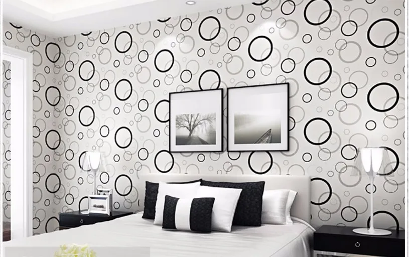 Beibehang современный минималистский стиль персонализированные обои моды круг ТВ фон спальня нетканые Wallpap