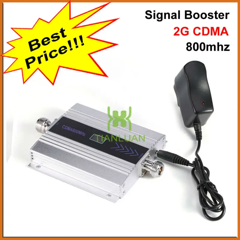 

LCD Display !!! 800MHz Mobile Phone CDMA Signal Booster 2G CDMA 850MHz Signal Repeater Cell Phone Amplifier with Power Adapter