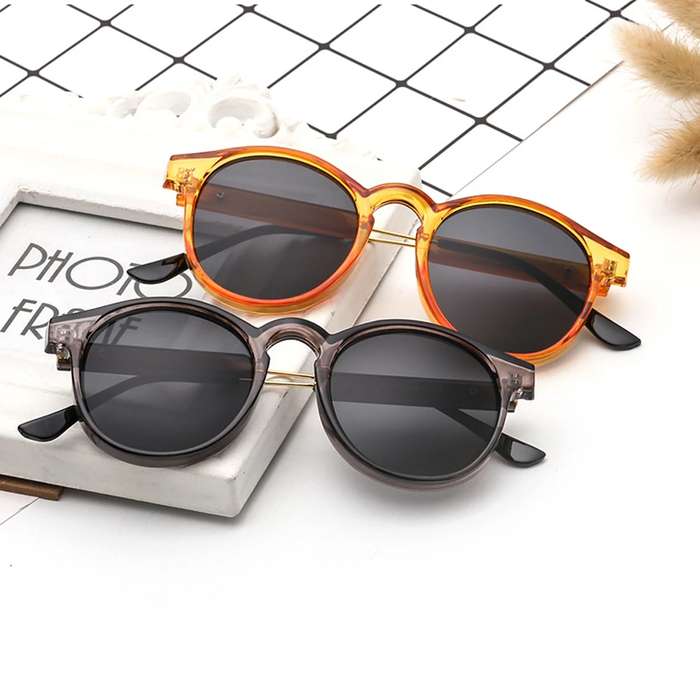 VIVIBEE Gothic Transparent Women Vintage Square Sunglasses 90s Round Sun Glasses 2019 Trending Products uv 400 Woman Sunglases