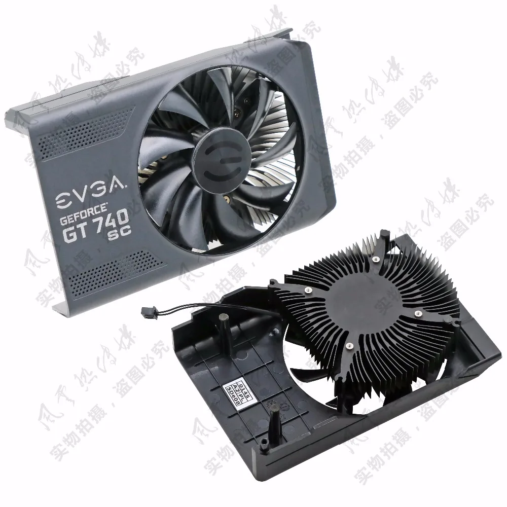 

New Original for EVGA GEFORCE GT740 SC compatibility GTX1050 GTX1050Ti Graphics Video card cooler fan