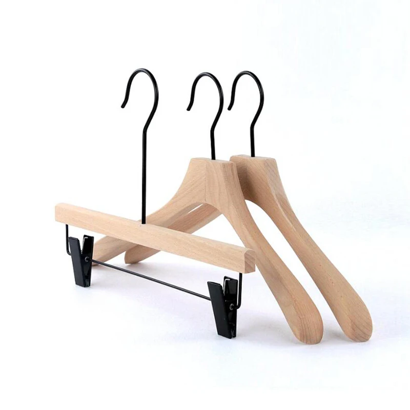 

Delightful Beech Wood Hanger for Coats and Pants, Show Elegant (10 Pieces/ Lot)