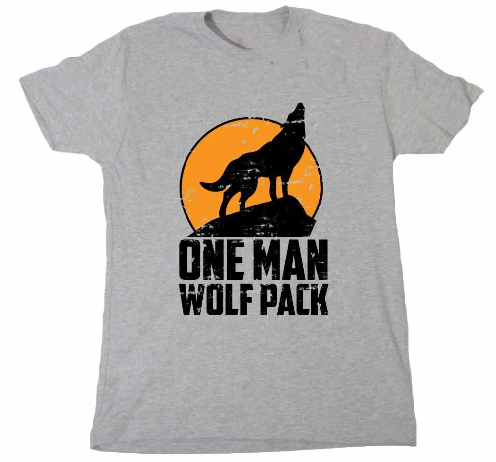 Футболка с принтом One Man Wolf Pack Inspired By Alan Hangover новая модная популярная футболка