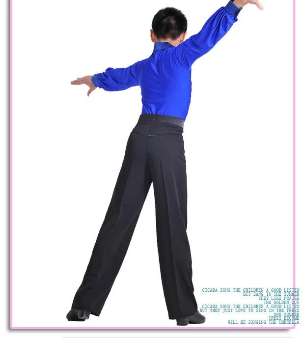 Профессиональные черные брюки для латинских танцев, Мужская Современная ...