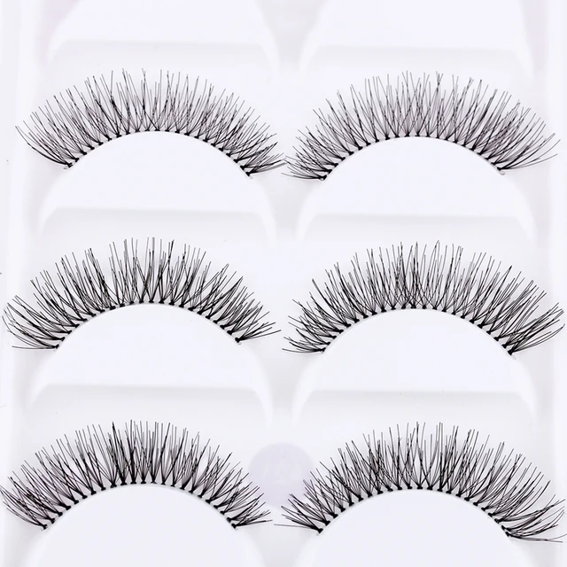 Best Price 5 Pairs Women Lady Natural Long Sparse Cross Eye Lashes Extension Long False Eyelashes Makeup Tools Best Price 5 Pairs Women Lady Natural Long Sparse Cross Eye Lashes Extension Long False Eyelashes Makeup Tools