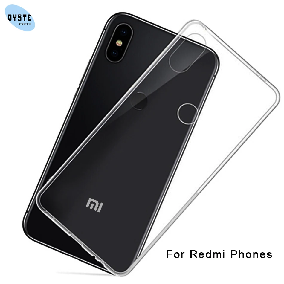 Телефон обложка чехол для Xiaomi Redmi 6A 6 Pro S2 5 5A плюс 4X 4A Redmi6 из прозрачного силикона