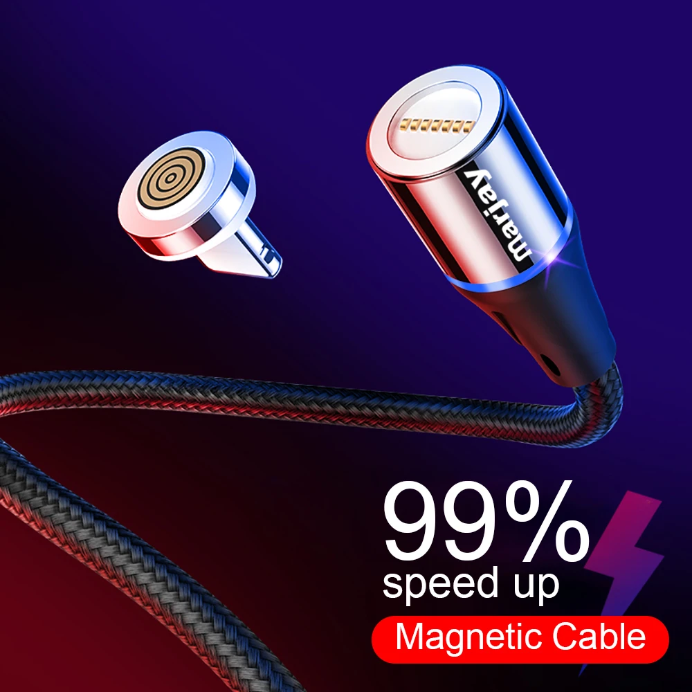 Магнитный Micro USB кабель Marjay для iphone, samsung, Xiaomi, usb type C, 3A, быстрая зарядка, магнитное зарядное устройство, адаптер, кабели для мобильных телефонов