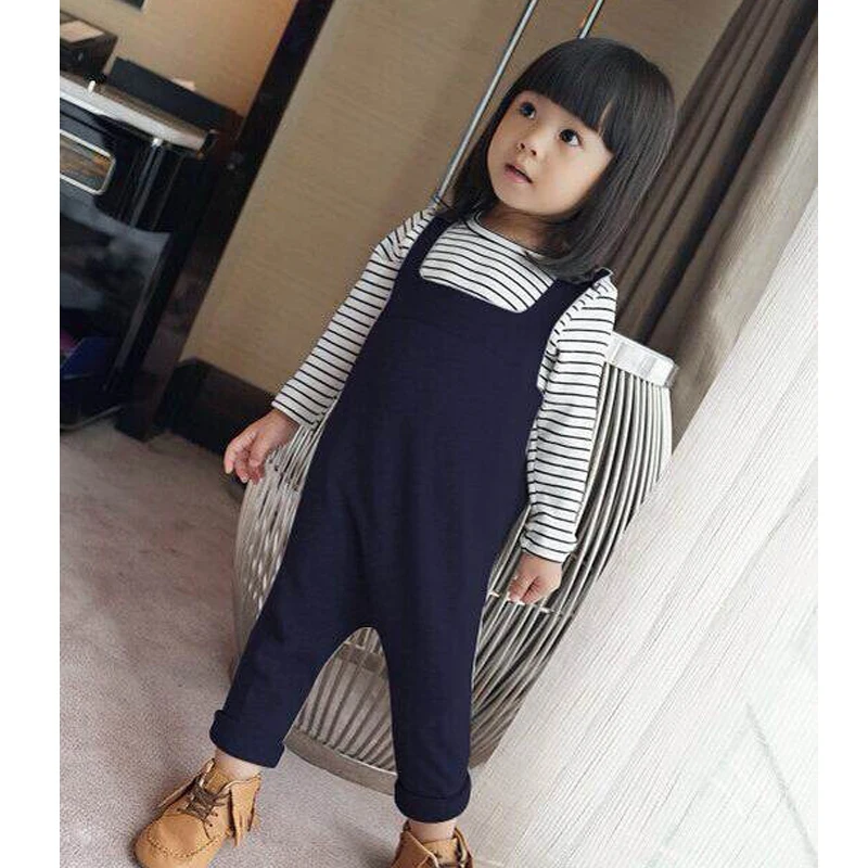 Детский Трикотажный Хлопковый комбинезон на весну осень|girls overalls|overalls girlsboys overalls |
