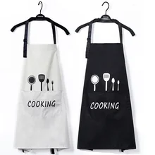 Señora mujeres hombres delantal de cocina ajustable impermeable Vintage delantales estilo europeo hornear restaurante Pinafore AT23