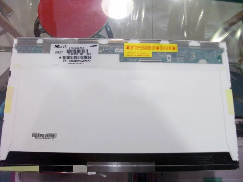 

LTN160AT02-H02 LTN160AT02 H02 LED Screen Matrix for Laptop 16.0" HD 1366X768 Glossy LCD Display Replacement