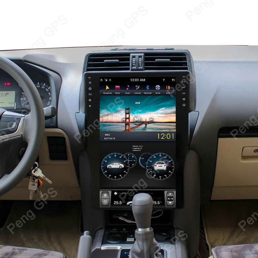 4G+ 64G Android 8,1 Автомобильный gps навигатор для Toyota Land Cruiser 150 Prado ips экран 6 ядерный In-dash Carplay dvd-плеер