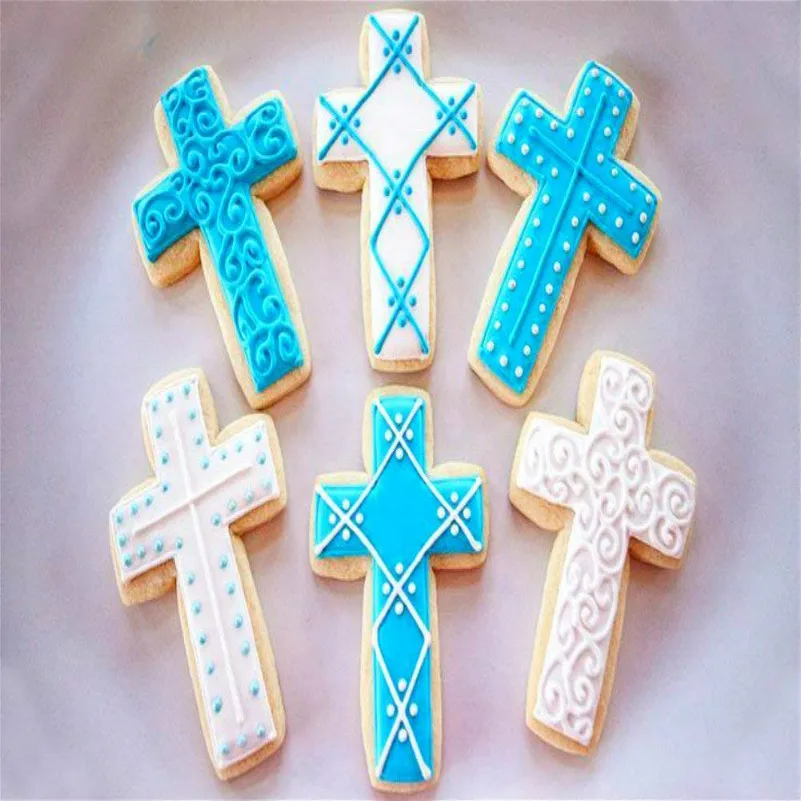 KENIAO Holy Cross Cookie Cutter for Kids Birthday Party- 6.7 x 10.5 cm- Biscuit / Fondant / Pastry Cutter- Stainless Steel