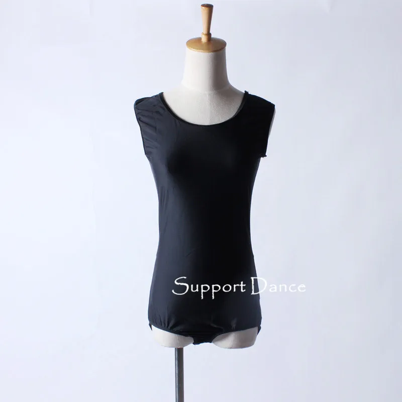 

Support Dance Girls See-Through Back Tank Leotard Women Ballet Costume C179