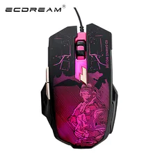2016 New 2400 DPI 6 Buttons colorful Backlight LED Optical USB Wired font b Mouse b
