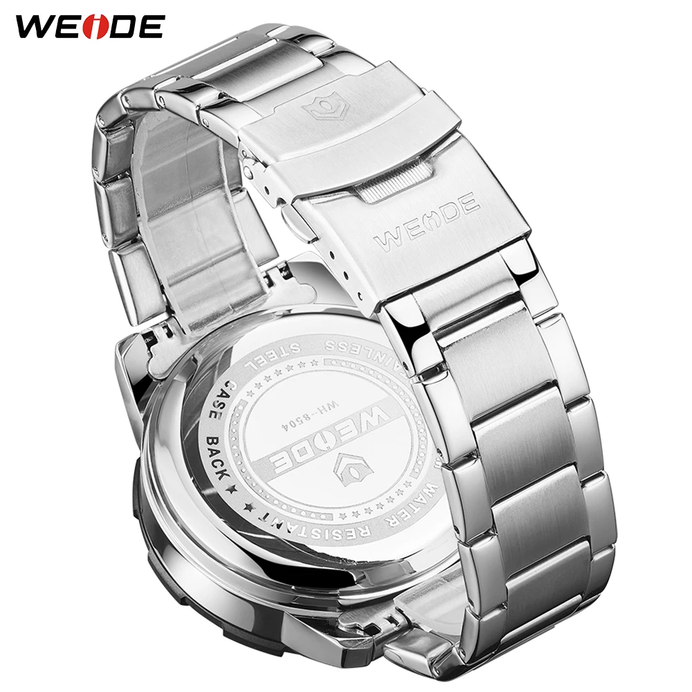WEIDE Мужская Спортивная модная модель аналоговый ЖК кварцевые часы для мужчин t
