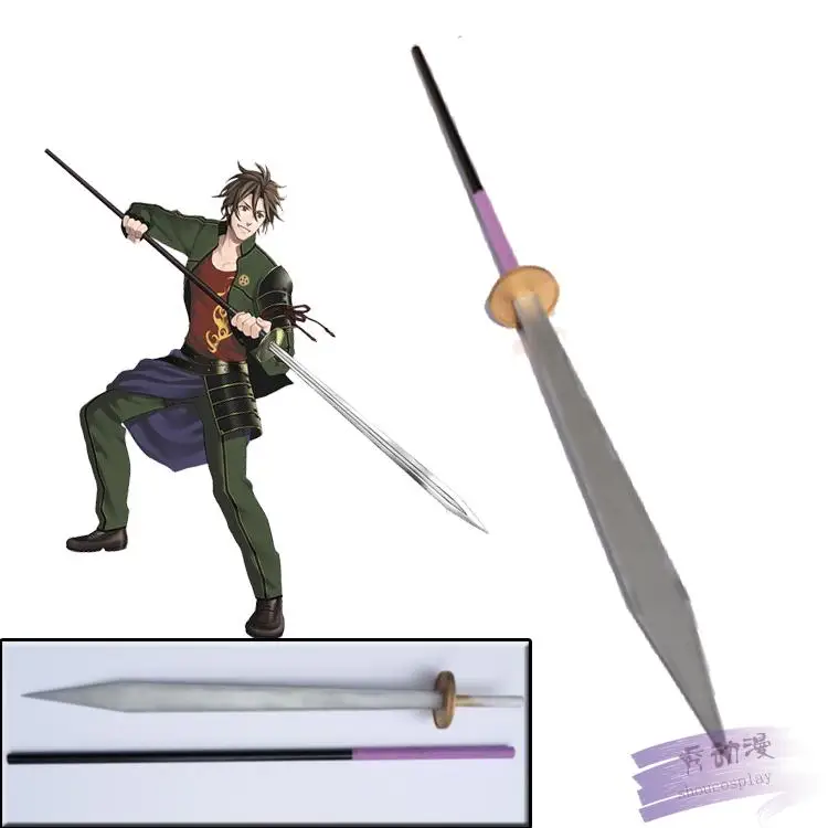 S0498 онлайн игра Аниме TOUKEN RANBU OTEGINE копье палка рука длинный меч LARP 79&quot|sword larp|larp