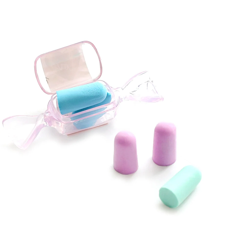 

1 Pair Soft Foam Ear Plug Sound Insulation Ear Protection Earplugs Anti-noise Sleeping For Travel Noise Reduction