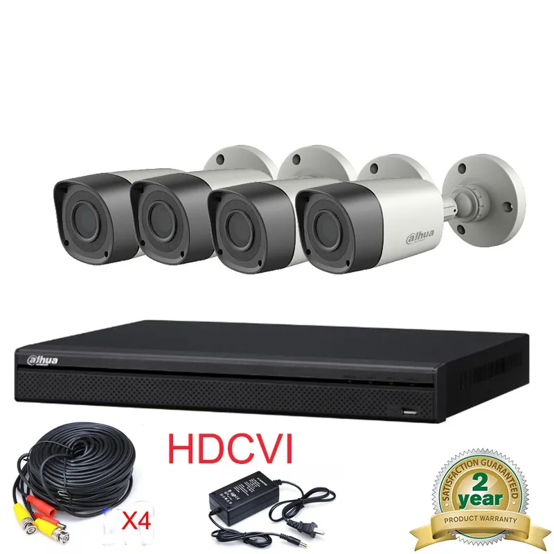 Dahua 4Ch HDCVI Surveillance CCTV HCVR7204A S3 Camera System DVR Kit 4
