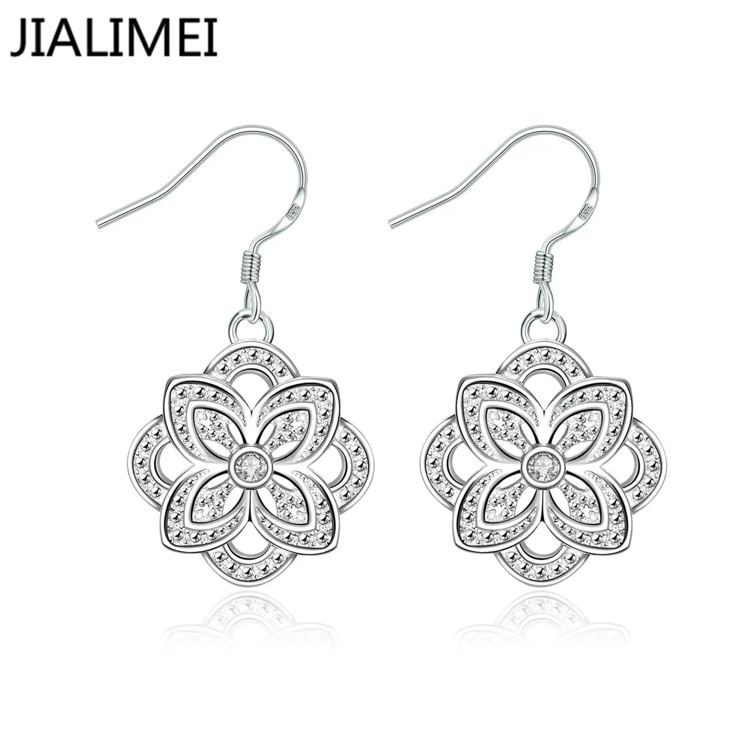 

Christmas Gift!!Wholesale 925 Silver Earring,Sterling Silver Jewelry,wedding earring E001