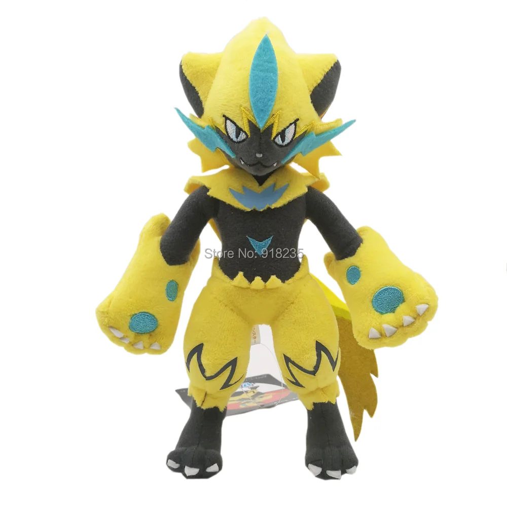 

Zeraora 10" 25CM Plush Doll Soft Cartoon Dolls Christmas Gift Stuffed Toys Retail
