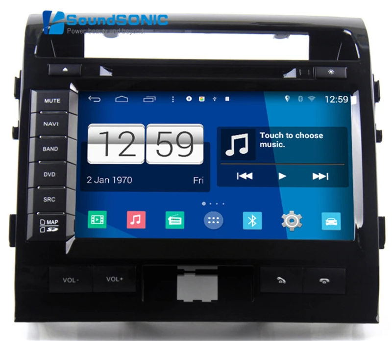 Для Toyota Landcruiser LAND CRUISER 200 Android 4.4.4 s160 Automotivo в тире Автомобильные ПК Авто Мониторы