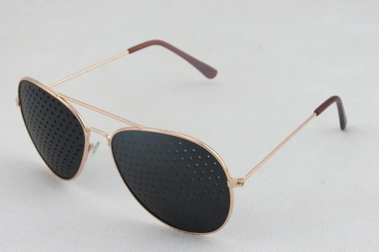 big black sunglasses YOOSKE Retro Pinhole Sunglasses for Women Men Small Holes Eyeglasses Vision Care Glasses Unisex Eyesight Improver Glasses white sunglasses women