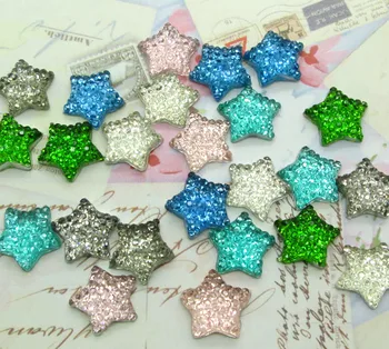 

200Pcs Resin Mixed Bling Gypsophila Stars Decoration Crafts Flatback Cabochon Scrapbook Fit Hair Clips Embellishments Beads Diy