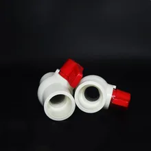 ПВХ трубчатый клапан переключатель/регулятор потока воды/водопроводная арматура с фокусным расстоянием 25 мм X5