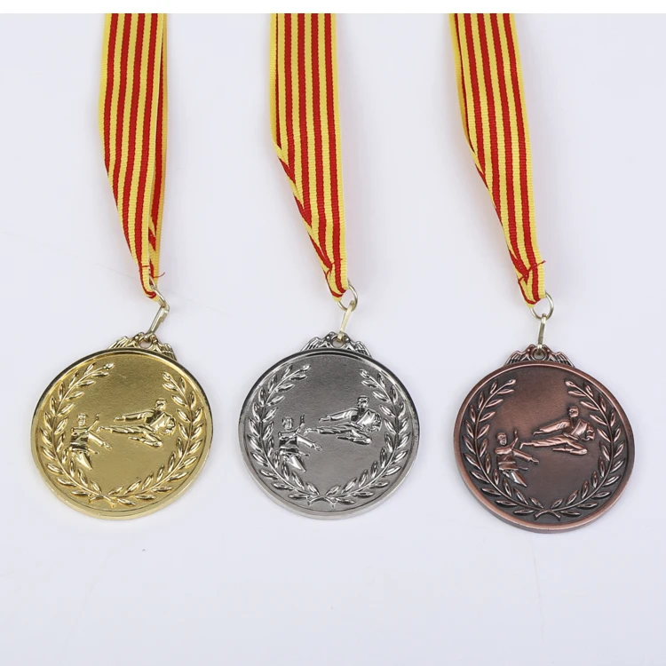 Медаль Tae kwon do, медаль золотого цвета и серебряного цвета, 6,5 см (art.: 7ade795b9) - 7ade795b9