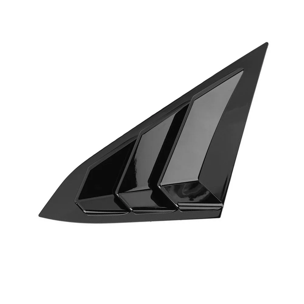 Для- Honda Civic Gloss Black Vent 1/4 четверть боковая панель с прорезями на окно крышка ABS пластик
