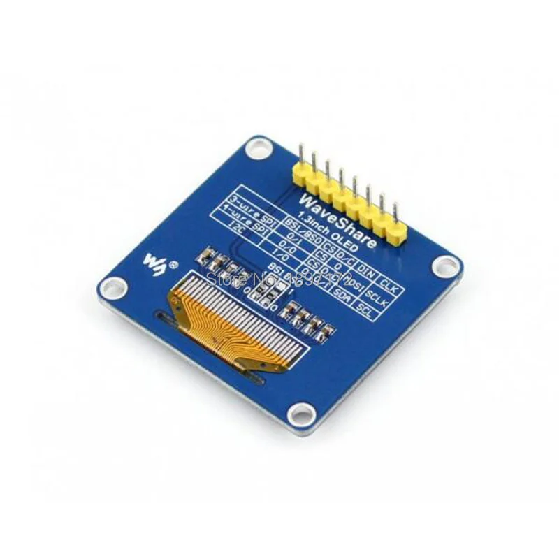 1,3 дюймов oled(b) fo STM32 SPI/2c интерфейсы синий вертикальный pinheader