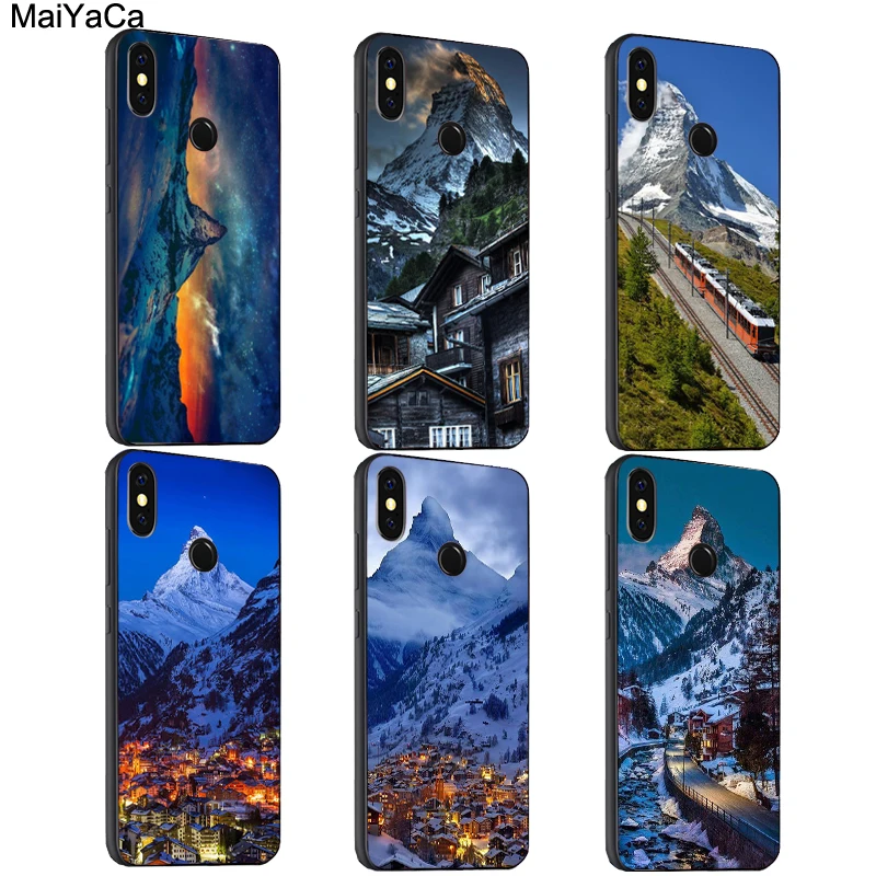 

MaiYaCa Zermatt Matterhorn Swiss Mountain Case For Xiaomi Redmi S2 6 6A 6pro 4X Note 5 Pro 5A 7 Mi 8 9 6X A2 Mix 2s Max 2 3 F1
