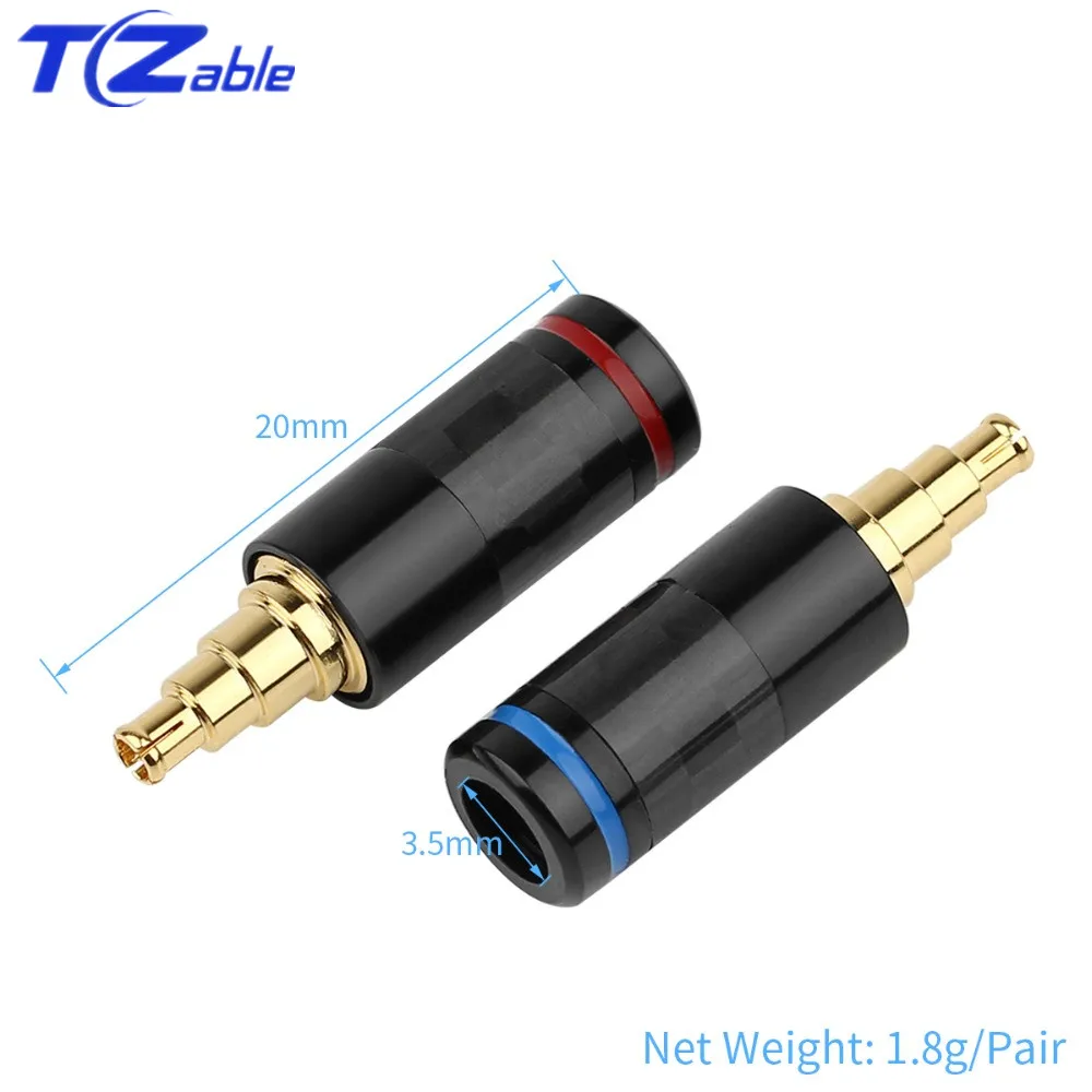 Headphones Upgrade Plug Headphone Pin Audio Jack DIY For IE40 Pro Headphone HiFi Headphone Pin Pin Adapter Wire Connector
