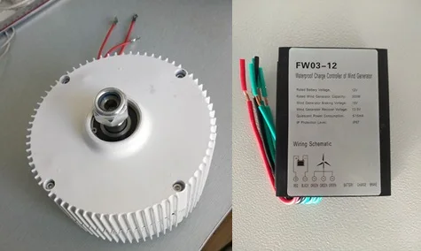Wind Power Energy Low RPM 300W 12V 24VDC Permanent Magnet Generator PMG Wind Power Energy Low RPM 300W 12V 24VDC Permanent Magnet Generator PMG