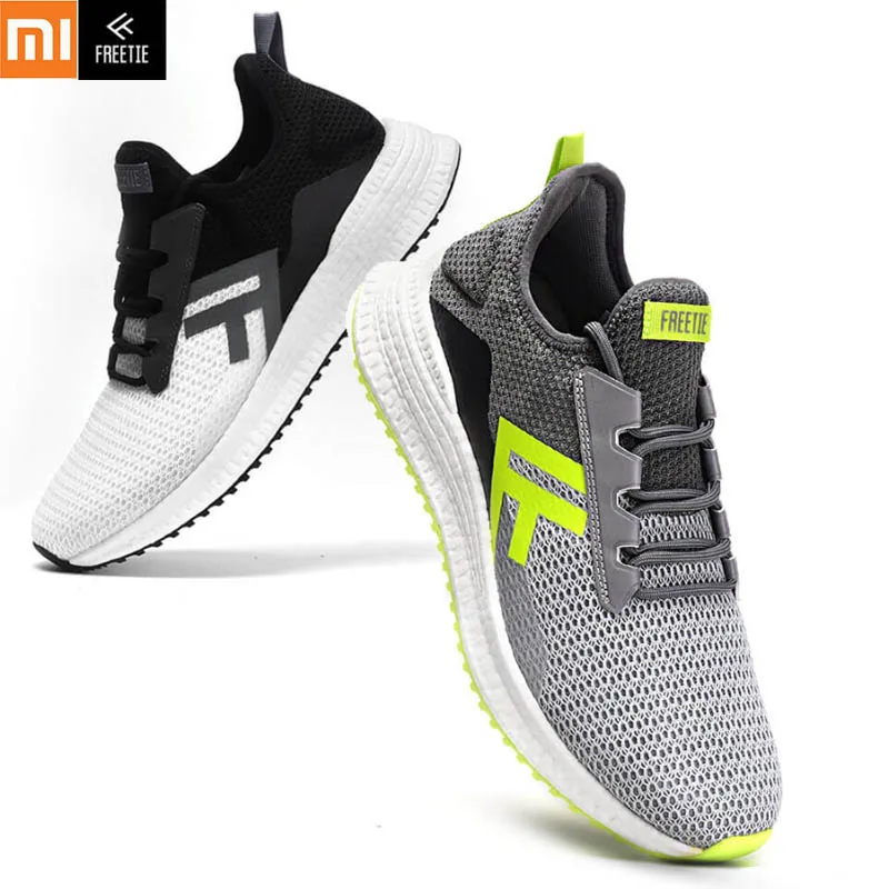 

Xiaomi FREETIE Sports Shoes Cross Lightweight Elastic Luminous Breathable Refreshing Damping Non-slip Running Sneaker For Man H2